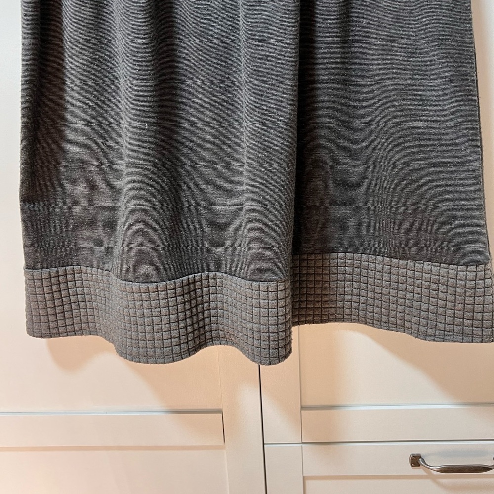 Grey Xhilaration Capped Sleeve Dress With Zippered Back - Picture 4 of 6
